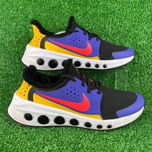 Nike Cruzrone Purple Violet Yellow Athletic Running Sneakers Shoes Mens 13